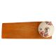 2 Pieces White Floral Leafy Painted Wooden Door Stopper